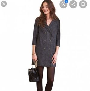 Blazer dress + free small scarf from sezane